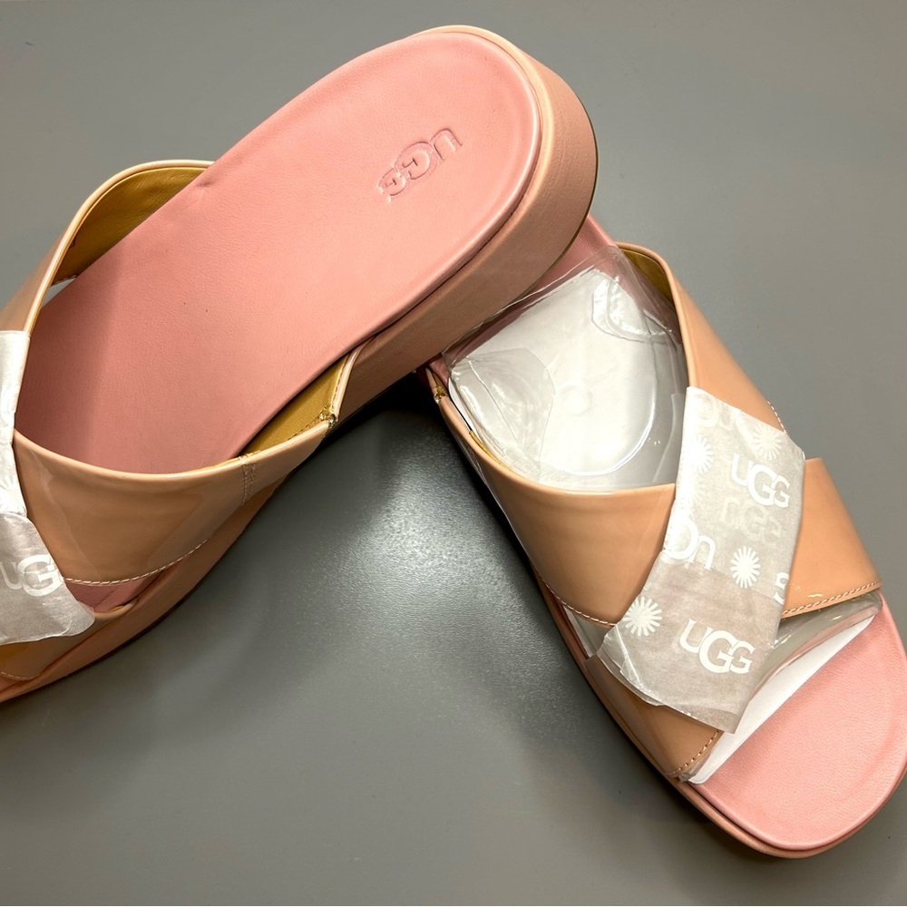 🌸”UGG” NWB Emily LA Sunset Pink  Slip-on/Slide Sandals Size 9 🌸 - Picture 9 of 9